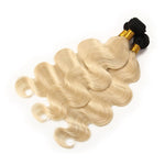 Body Wave Human Hair #1b613 Blonde Bundles