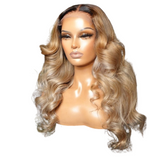 Ombre Blonde Malaysian Body Wave Wig