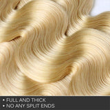 Body Wave Human Hair #613 Blonde Bundles