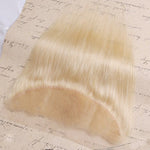 #613 Straight Frontal Human Hair Blonde Frontal
