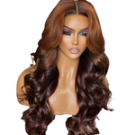 Ombre Brown Brazilian Body Wave Wig
