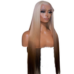 613 Ombre Brown Brazilian Straight Human Hair Wig
