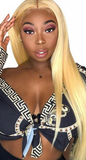 #613 Straight 13x4  Transparent Frontal Lace Wig 180% Density