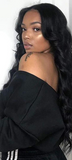 Body Wave 5x5 Invisible HD Closure Lace Wig  Natural Black  180% Density