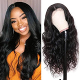 frontal lace wig body wave 1b