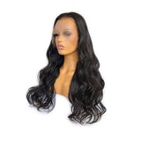 Body Wave 13*4 HD Frontal Lace Wig Natural Black 180% Density