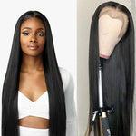 frontal lace wig straight 1b