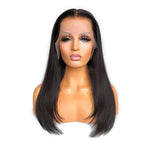 Straight 13*4  HD Frontal Lace Wig Natural Black 180% Density