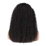 Kinky Curly Glueless Headband Wig Natural Black 180% Density