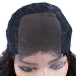 180% Density Body Wave 13x4 Transparent Closure Lace Wig Natural Black
